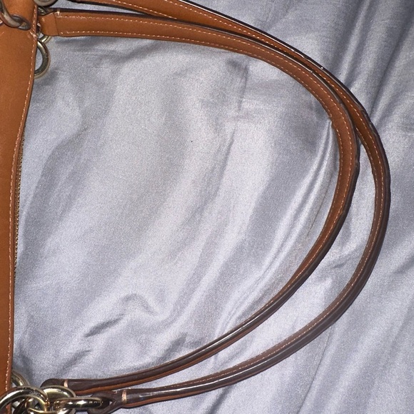 Coach Brown Leather Tote Bag - Picture 5 of 16
